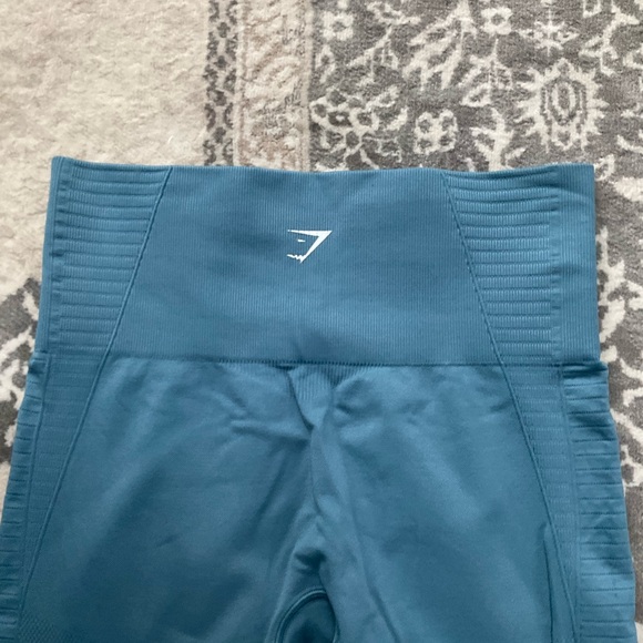 Gymshark Teal Seamless Leggings Small - Picture 4 of 4